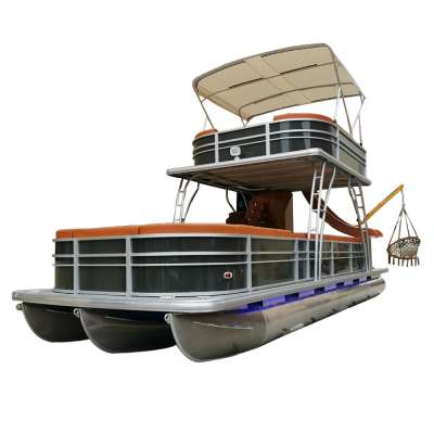 New Arrival 2020 30FT Recreational Pontoon Boat Luxury Yacht