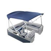 Pontoon Boat Sofa and Bimini Top