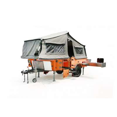 off road travel hard floor galvanized forward folding camper tent trailer