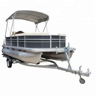 19ft Aluminum Pontoon Boat Trailer with Single Axle